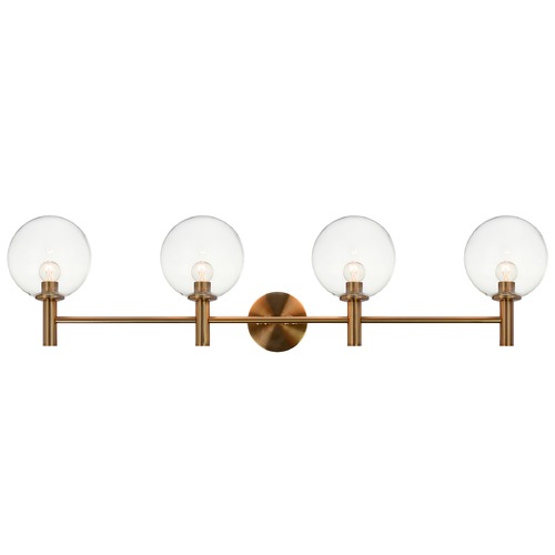 Matteo Lighting Cosmo Aged Gold Bathroom Light by Matteo Lighting S06004AGCL