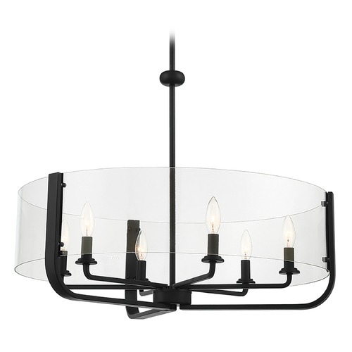 Campisi Black Chandelier by Eurofase Lighting
