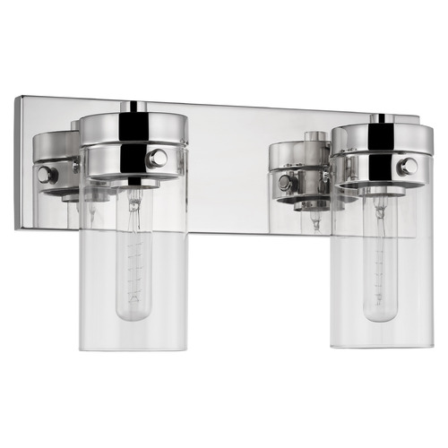 Intersection 2-Light Vanity Light in Polished Nickel by Nuvo Lighting