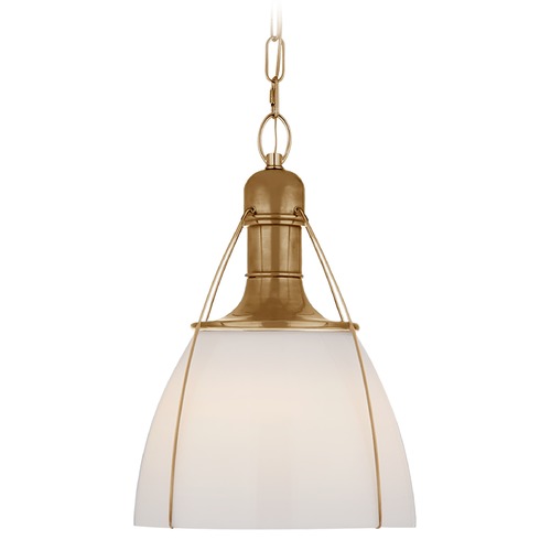Chapman & Myers Prestwick 18-Inch Pendant in Brass by Visual Comfort Signature