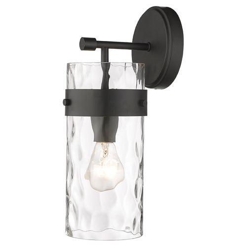 Fontaine Matte Black Sconce by Z-Lite