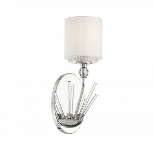 Metropolitan Lighting Sutton Wall Sconce in Polished Nickel by Metropolitan N7381-613