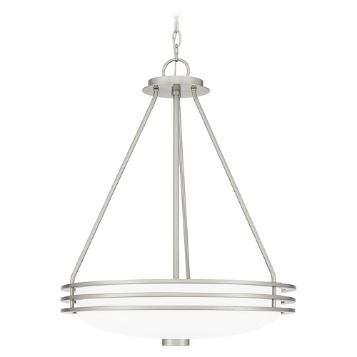 Quoizel Lighting Emile 20.25-Inch Pendant in Brushed Nickel by Quoizel Lighting EML2820BN