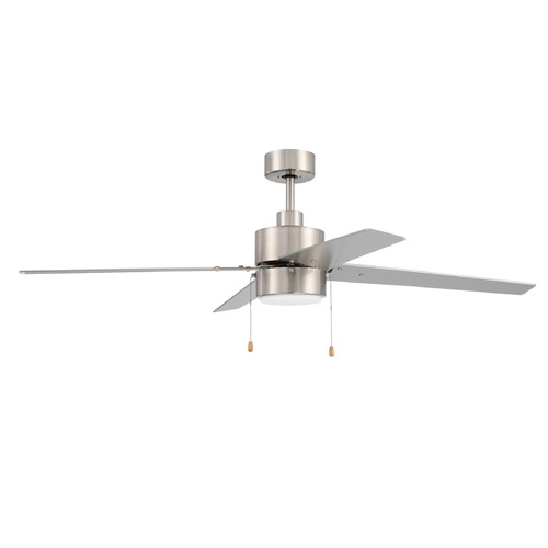 Craftmade Lighting Terie Brushed Polished Nickel LED Ceiling Fan by Craftmade Lighting TER52BNK4