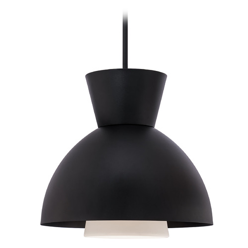 Carafe 16-Inch LED Pendant in Black by WAC Lighting