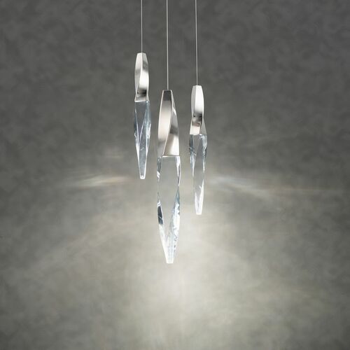 Schonbek Beyond Kindjal Polished Nickel LED Multi-Light Pendant