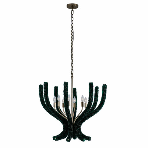 Kalco Lighting Coral Brushed Champagne Gold Chandelier