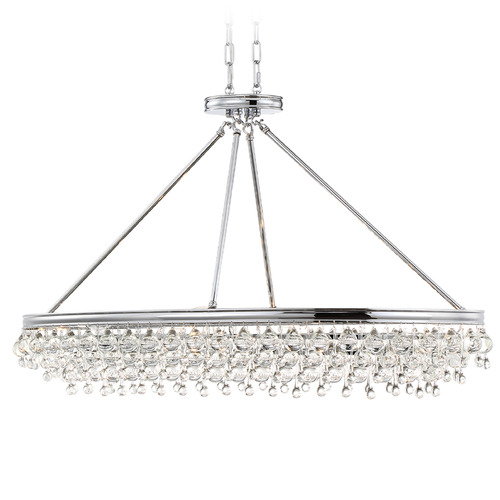 Crystorama Lighting Calypso Polished Chrome Chandelier