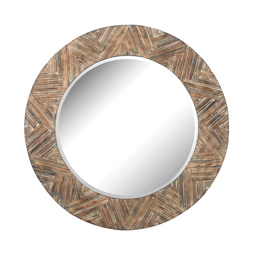 Elk Lighting Large Round Wicker Mirror 51-10162