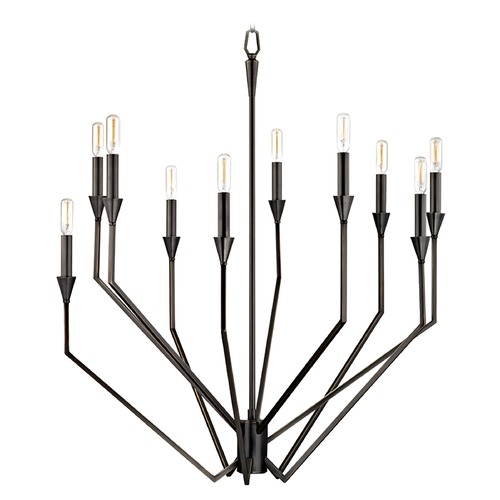 Archie 10-Light Chandelier in Old Bronze by Hudson Valley Lighting