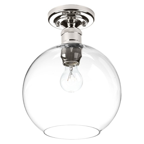 Hansford Semi-Flush Mount in Polished Nickel by Progress Lighting