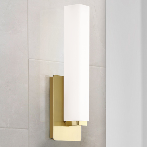 Modern Forms by WAC Lighting Vogue 11-Inch LED Sconce in Brushed Brass by Modern Forms WS-3111-BR