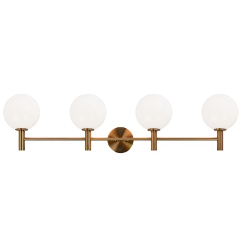 Matteo Lighting Cosmo Aged Gold Bathroom Light by Matteo Lighting S06004AGOP