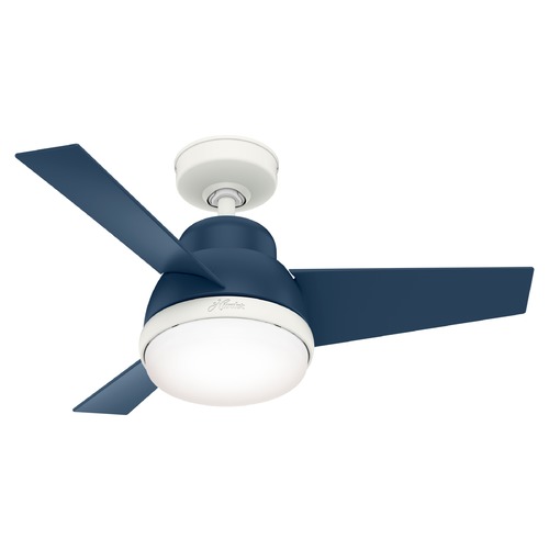 Hunter Fan Company Valda 36-Inch Fan in Fan indigo Blue by Hunter Fan Company 51838