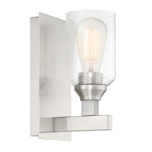 Chicago Brushed Polished Nickel Sconce by Craftmade Lighting