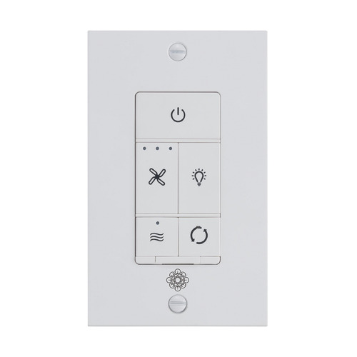 3-Speed Wall Control with LED Dimmer by Visual Comfort & Co Fans