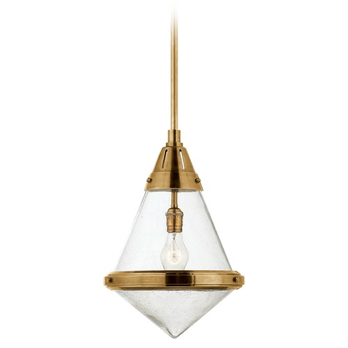 Visual Comfort Signature Collection Thomas OBrien Gale Pendant in Antique Brass by Visual Comfort Signature TOB5155HABSG