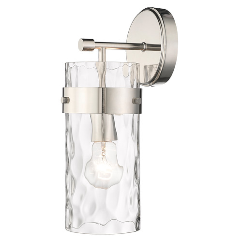 Z-Lite Fontaine Polished Nickel Sconce by Z-Lite 3035-1SS-PN