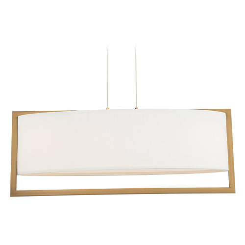 Park Avenue 31-Inch LED Pendant in Aged Brass by WAC Lighting