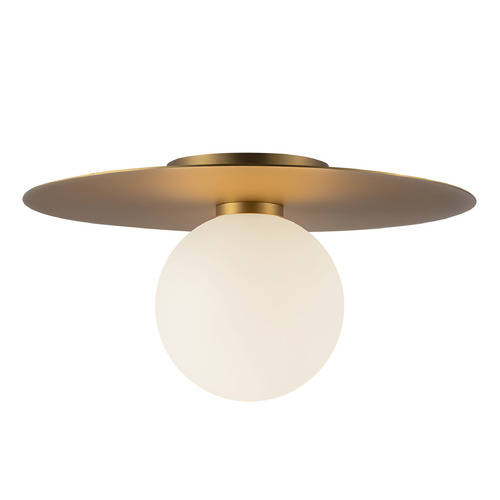 Kuzco Lighting Elixir Brushed Gold LED Flushmount Light