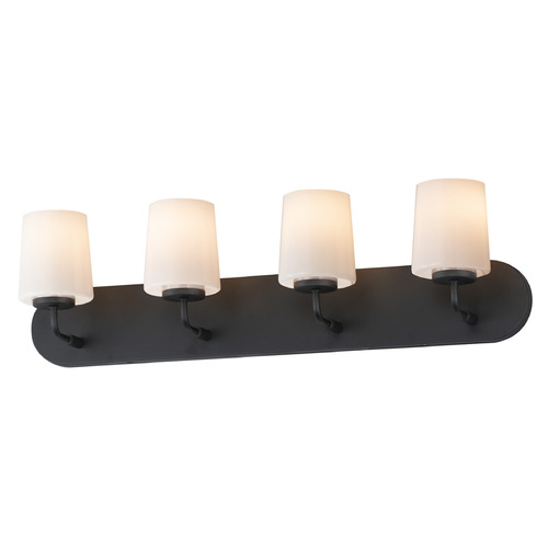Maxim Lighting Maxim Lighting Durham Black Bathroom Light 12894WTBK