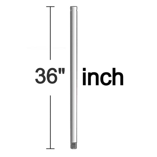 36-Inch Downrod in Roman Bronze by Visual Comfort & Co Fan Collection