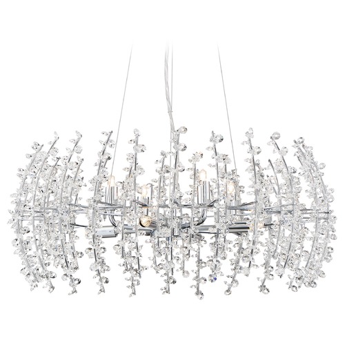 Valla Polished Chrome Pendant by Quoizel Lighting