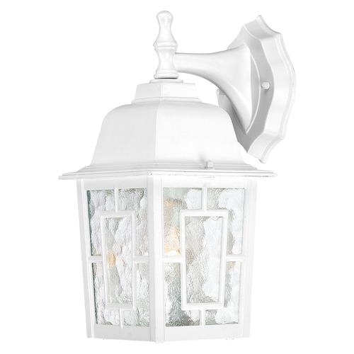 Banyon White Outdoor Wall Light by Nuvo Lighting