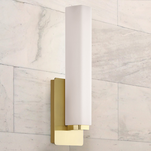 Vogue 15-Inch LED Sconce in Brushed Brass by Modern Forms