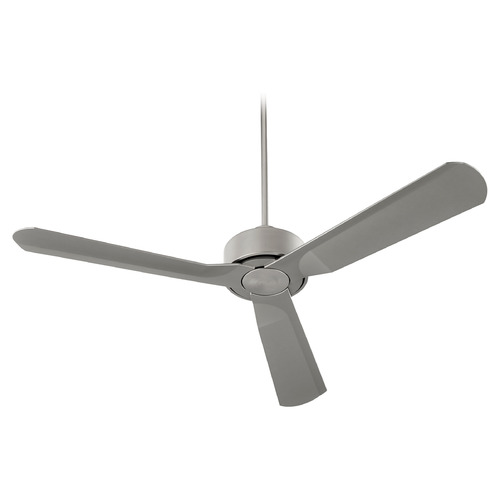 Solis 56-Inch Wet Ceiling Fan in Satin Nickel by Oxygen Lighting