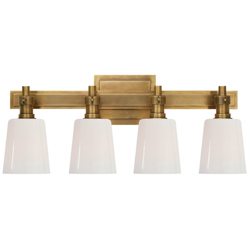 Visual Comfort Signature Collection Thomas OBrien Bryant Bath Light in Antique Brass by Visual Comfort Signature TOB2153HABWG