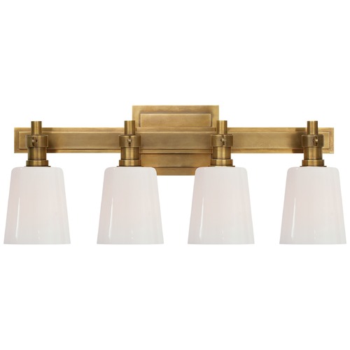 Thomas OBrien Bryant Bath Light in Antique Brass by Visual Comfort Signature