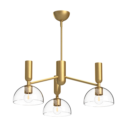 Alora Lighting Alora Lighting Jude Brushed Gold Chandelier CH563335BGCL