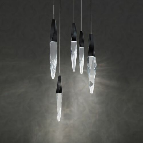 Schonbek Beyond Kindjal Black LED Multi-Light Pendant