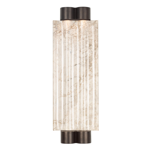 Kalco Lighting Pillar Bronze LED Outdoor Wall Light