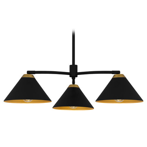 Quoizel Lighting Alscott Matte Black Chandelier