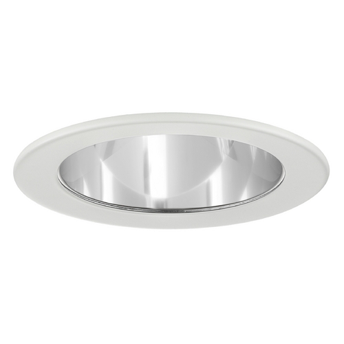 Recesso Lighting by Dolan Designs Clear Open Reflector PAR20 Trim for 4-Inch Recessed Cans T400C-WH