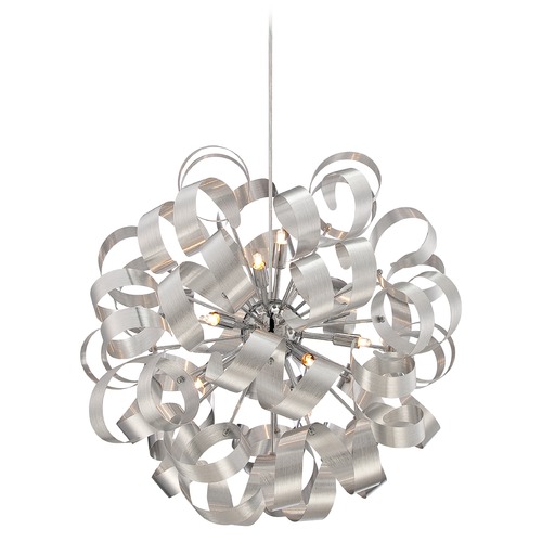 Ribbons 23-Inch Pendant in Millenia by Quoizel Lighting
