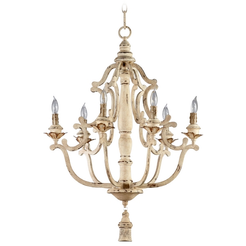 Cyan Design Maison Persian White Chandelier by Cyan Design 4633