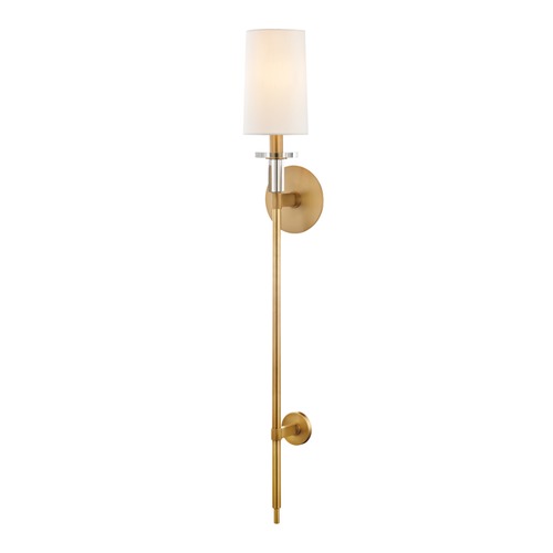 Hudson Valley Lighting Serena Aged Brass Sconce by Hudson Valley Lighting 8536-AGB