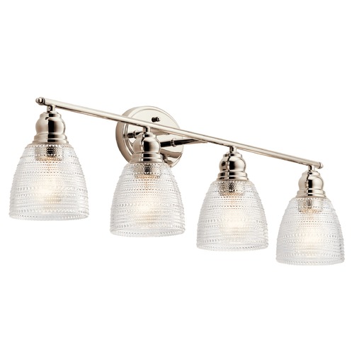 Kichler Lighting Karmarie 4-Light Polished Nickel Vanity Light by Kichler Lighting 45698PN