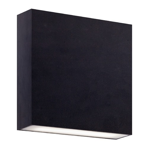 Kuzco Lighting Modern Black LED Outdoor Wall Light 3000K 413LM by Kuzco Lighting AT6606-BK