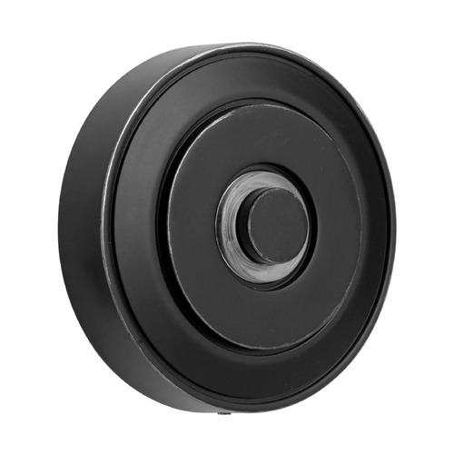 Push Button Flat Black LED Doorbell Button by Craftmade Lighting