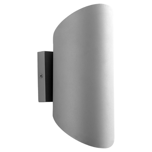 Scope Outdoor LED Wall Light in Gray by Oxygen Lighting