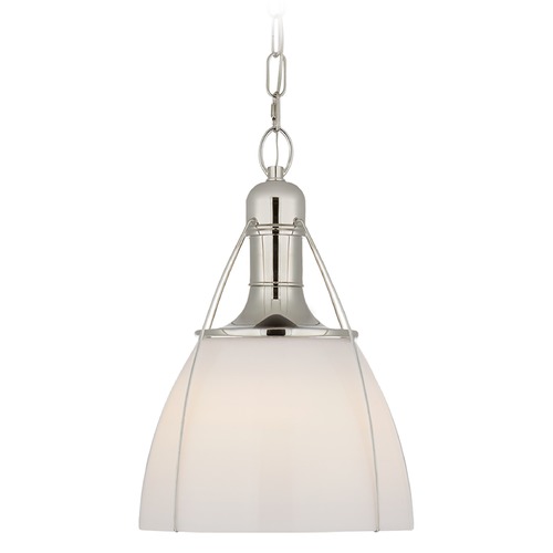 Chapman & Myers Prestwick 18-Inch Pendant in Nickel by Visual Comfort Signature