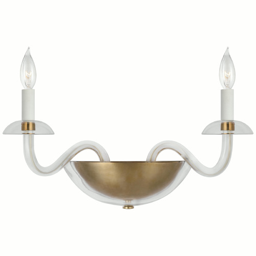 Visual Comfort Signature Collection Paloma Contreras Brigitte Sconce in Brass by Visual Comfort Signature PCD2020CG/HAB