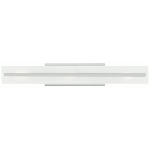 Visual Comfort Studio Collection Dex Chrome Vertical Bathroom Light