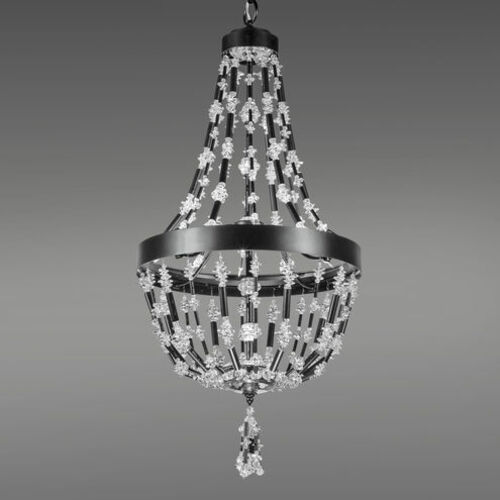 Bali Black LED Pendant by Schonbek Lighting