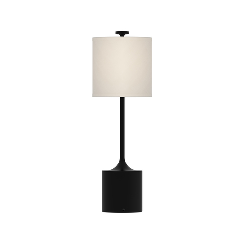 Alora Lighting Issa Matte Black Table Lamp with Cylindrical Shade