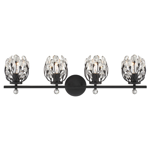 Savoy House Moreno 31-Inch Bath Light in Matte Black by Savoy House 8-6601-4-BK